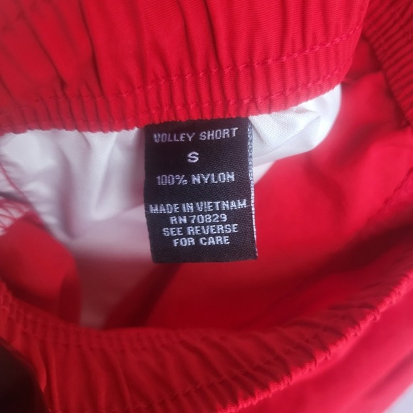 Men's Rue21 Volley Shorts Extra Small xs Red‎ drawstring peace skeleton - Picture 7 of 11